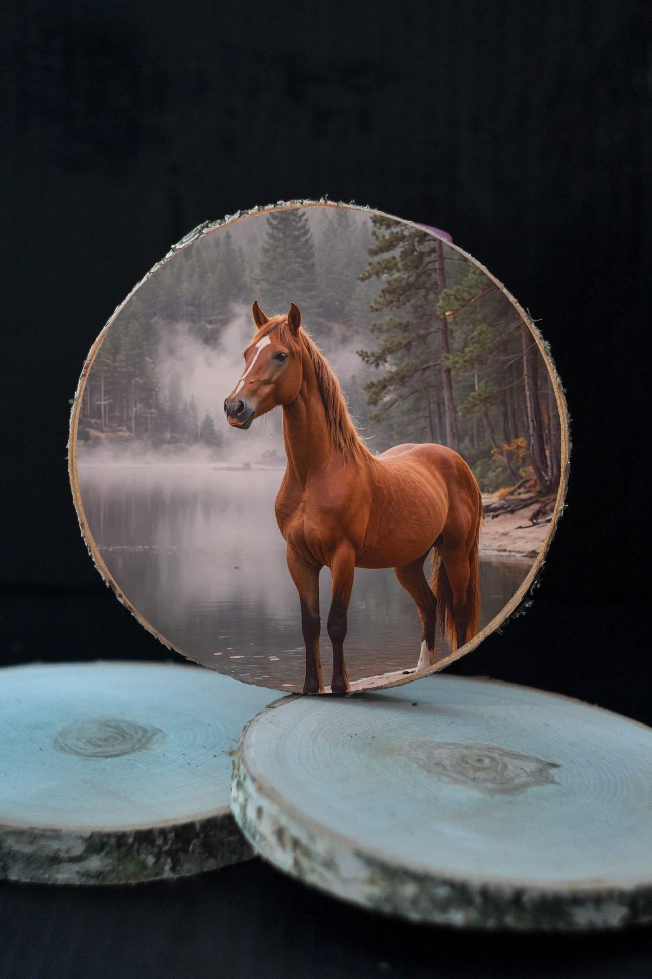 3D Koka ripiņa - ZIRGS