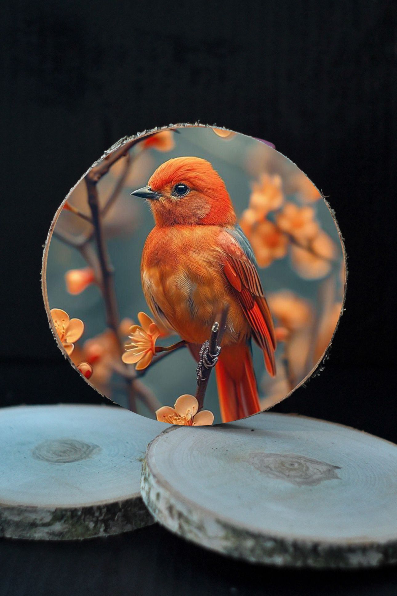 3D Koka ripiņa - PUTNS