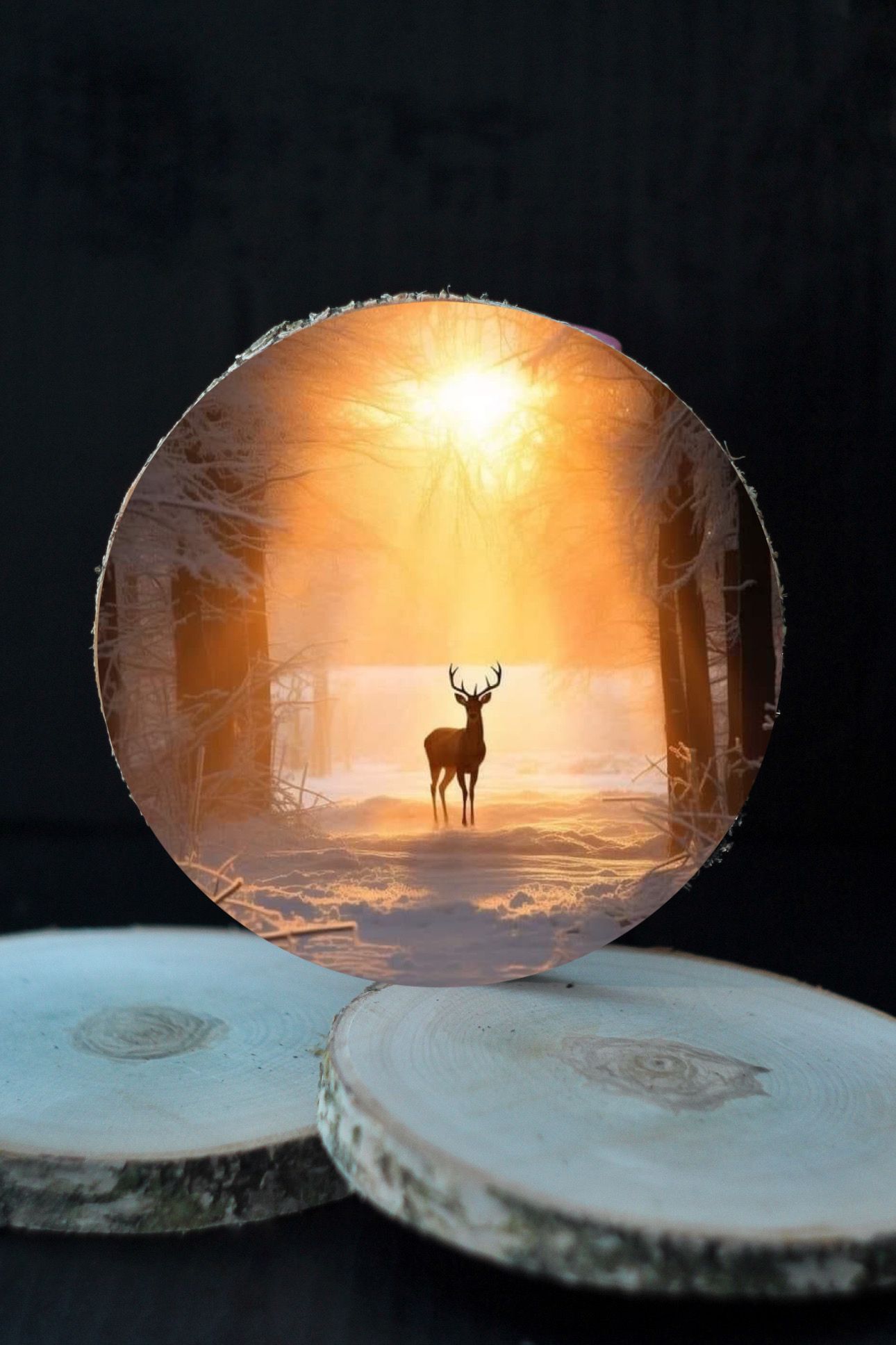 3D Koka ripiņa - ZIEMA