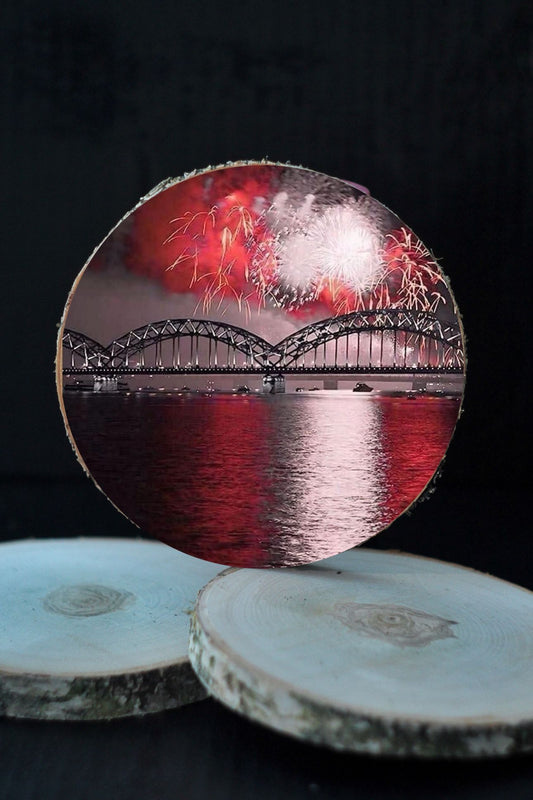 3D koka ripiņa - LATVIJA