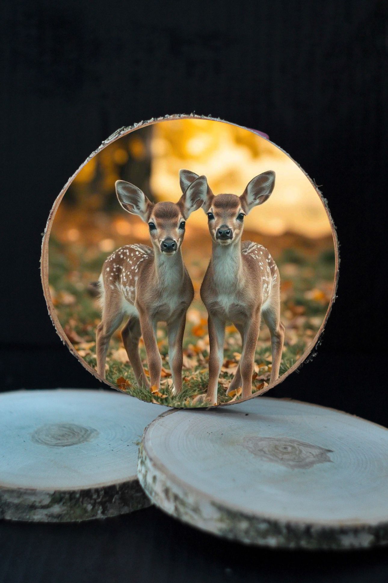 3D Koka ripiņa - STIRNAS