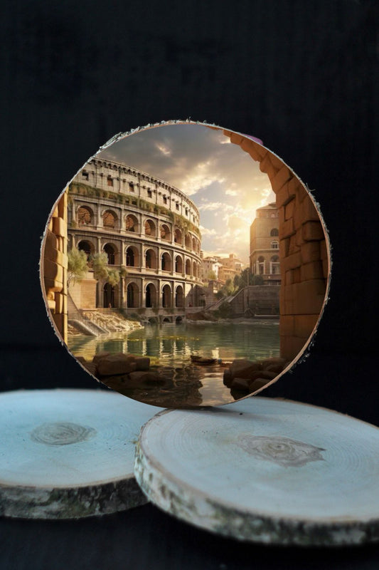3D Koka ripiņa - ROMA