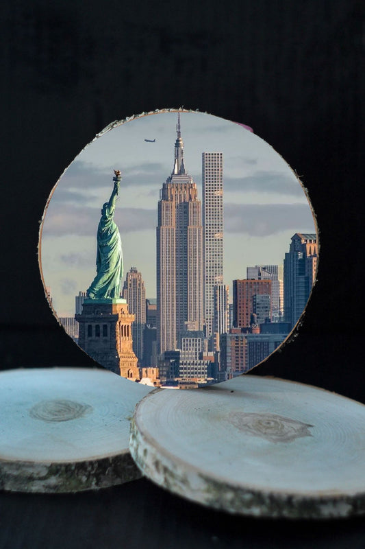 3D Koka ripiņa - NEW YORK