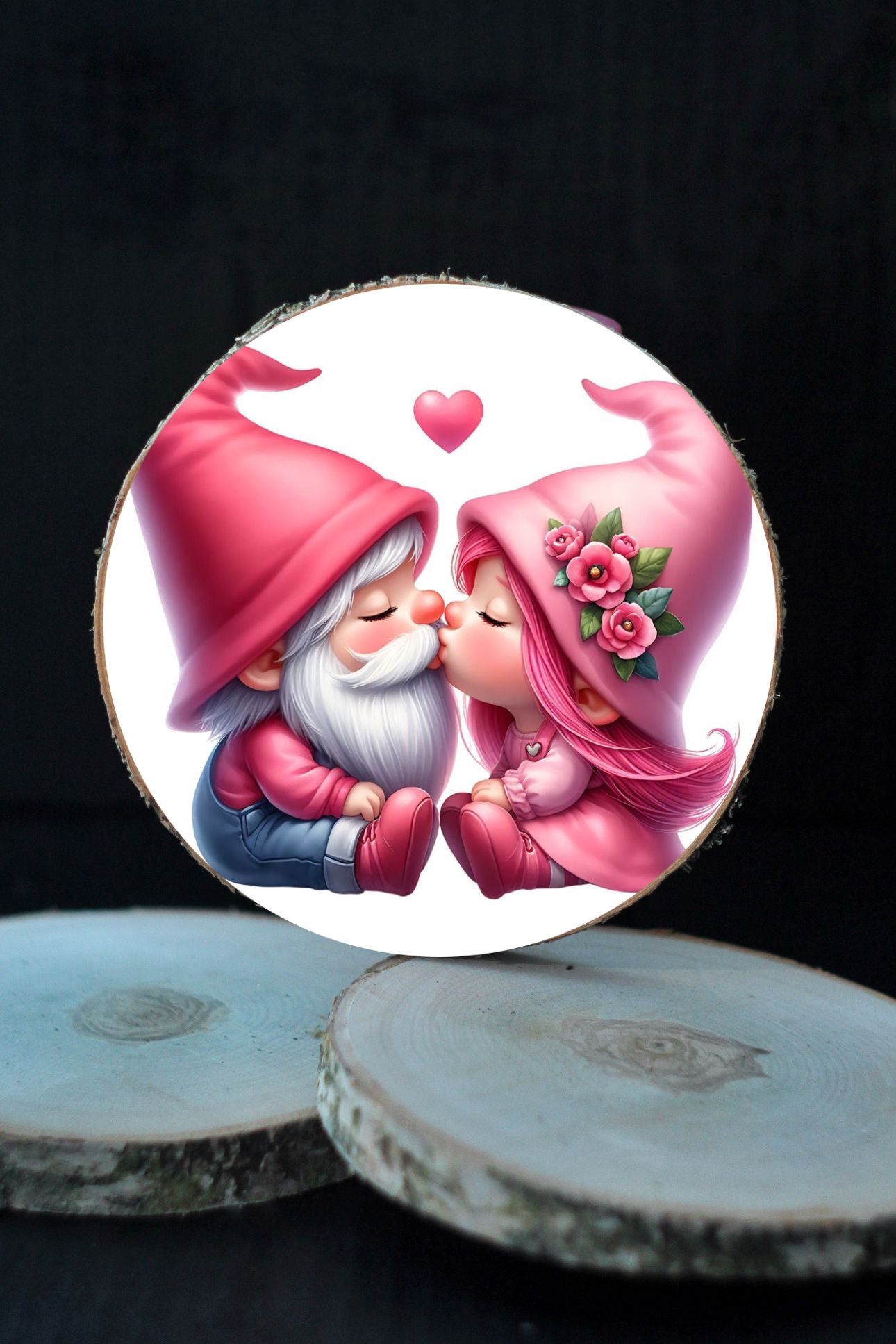 3D Koka ripiņa - LOVE